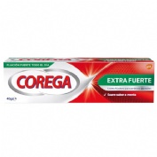 Corega crema extra fuerte - adhesivo protesis dental (1 tubo 40 ml sabor menta)