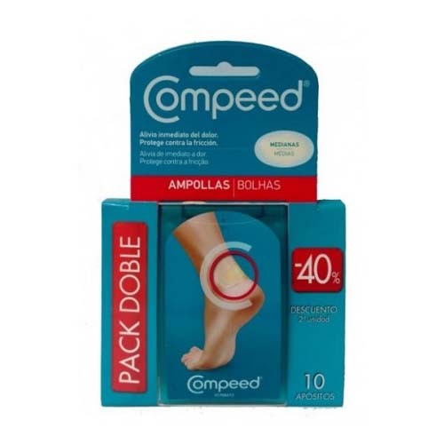 Compeed ampollas - hidrocoloide (talla mediana 10 unidades)