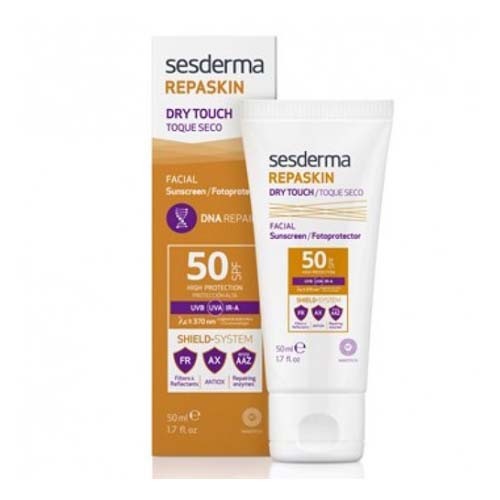 Repaskin toque seco facial fotoprotector spf50 (1 envase 50 ml)